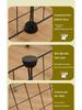 Pet Iron Mesh Detachable Fence: Indoor Gate, Isolation Guardrail, Escape-Proof, Easy Assembly