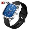 Fashion Ofns Square Quartz Watch For Men, Waterproof Casual Student Wristwatch With Date And Moon Phase, Fashion Male Clock