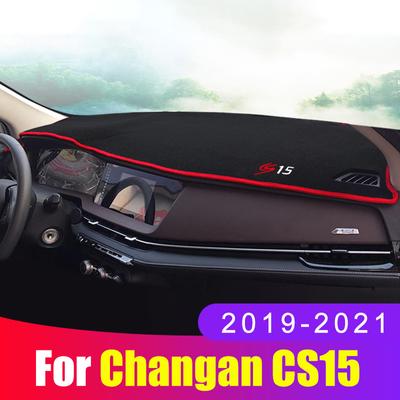 Para changan cs15 2016-2018 2019 2020 2021 2022 capa do painel do carro esteira sun sombra almofada painel de instrumentos tapete anti-uv acessórios