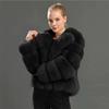 Coat Imitation Fox Hair Women's Clothing Autumn and Winter Imitation Coat Suit Collar