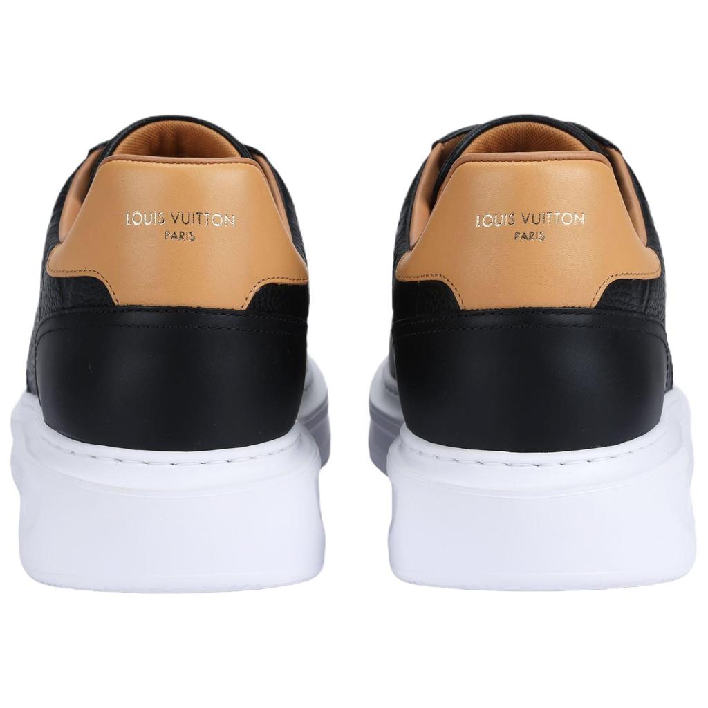 LOUIS VUITTON Beverly Hills Sneakers 'Black Monogram With Caramel Top' 1A7WGL