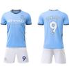 24-25 Muž C Domov Ne. Fotbalový oblek 9 Club Set Dětský Velikost pro dospělé 14-3XL