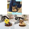 Modern Cool Woolen Kids Crossbody Bag With Geometric Pattern For Daily Use