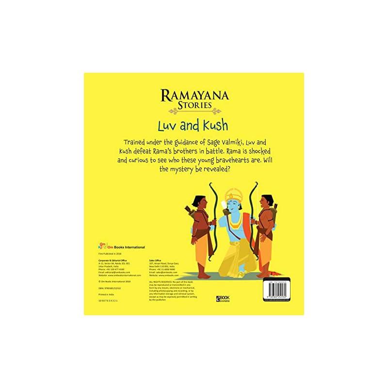 Ramayana Stories: Luv and Kush Trained Under the Guidance of Sage Valmiki, Luv