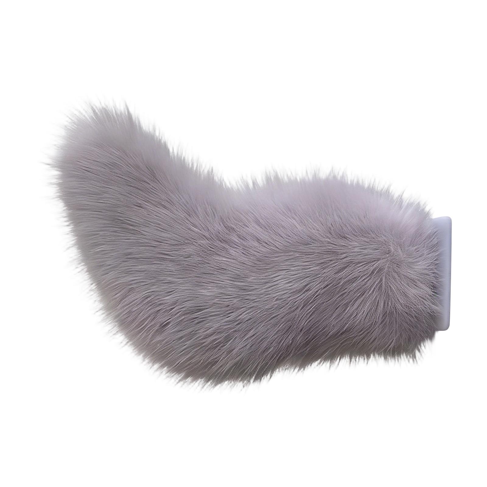 

Cute Fuzzy Tail Car Decoration, Electric Animal Tail Car Decor Accessories, Auto Trunk Charm Stuff Car Aesthetics One Size
