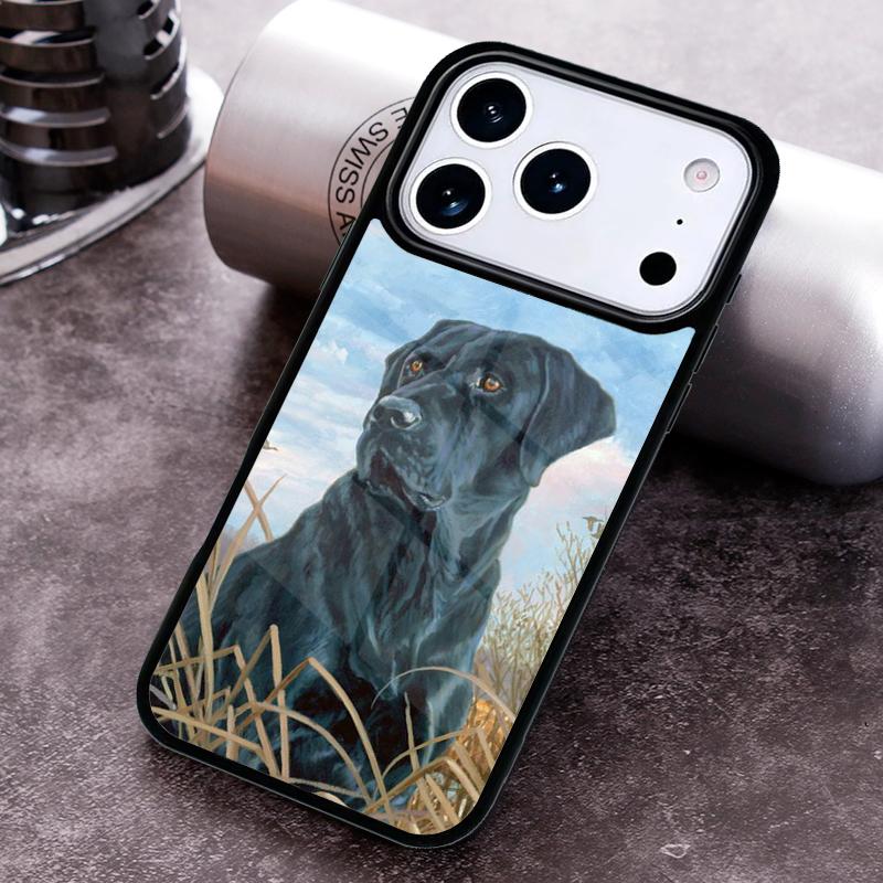 Labrador collage Cute Puppy Print Phone Case for iPhone 17 16 15 Pro Max Air 14 13 12 11 Plus Shockproof Capa Cover