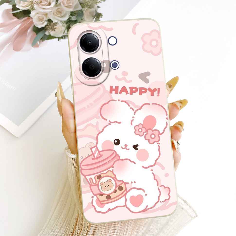 For Vivo Y05 4G 6.74" Case Silicone Back Cover Shockproof For Vivo Y11D VIVO Y05 4G Populairly Painted Butterflies Phone Cases