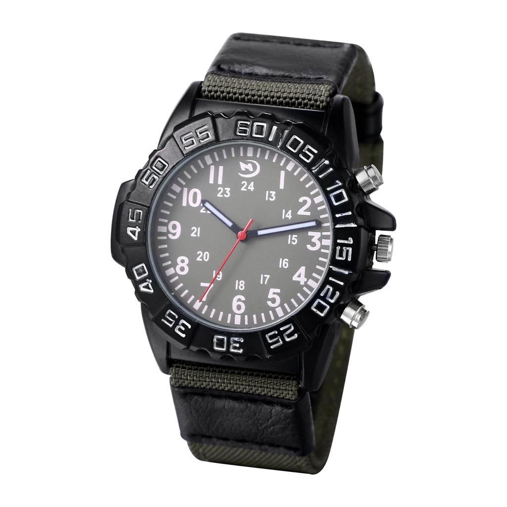 Clip Watch Carabiner Watch Watch Genuine Leather Analog Display Carabiner Watch Keychain Watch Replaceable Strap Quartz Watch Clip Watch Outdoor