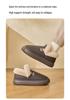 Women's Waterproof Cotton Shoes: New Antibacterial Non-Slip Leather Slippers for Autumn/Winter 2025 - Comfortable & Warm for Indoor/Outdoor Wear