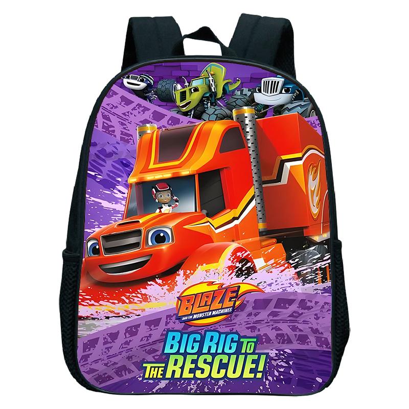 Blaze and the Monster Machines Backpack for Preschool Boys Girls Waterproof Children School Bags Kids Kindergarten Rucksack Gift
