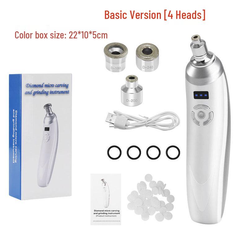

Handheld Diamond Microdermabrasion Skin Rejuvenation and Exfoliation Device for Home Facial Cleansing USB Charging
