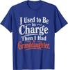 I Used To Be In Charge Then I Had A Granddaughter Vintage T-Shirt