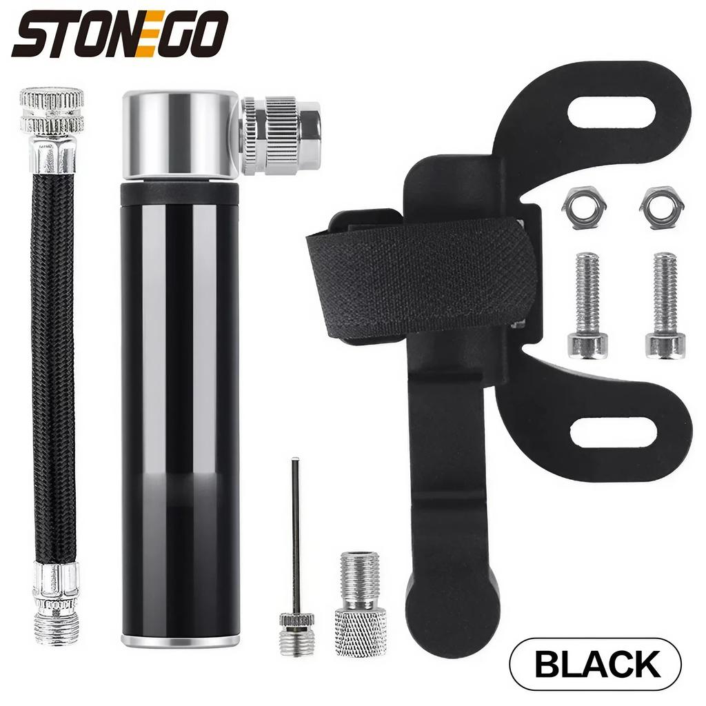 Portable Mini Bike Pump 120 PSI High Pressure for Presta Schrader Valves Ultralight Bicycle Tire Inflator Accessories