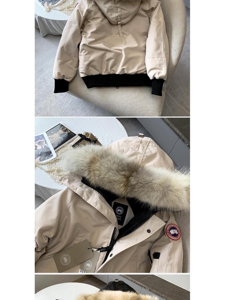 2025 Canada Goose High-Style Bomber Jacket: Short, Thickened Down Coat for Men & Women