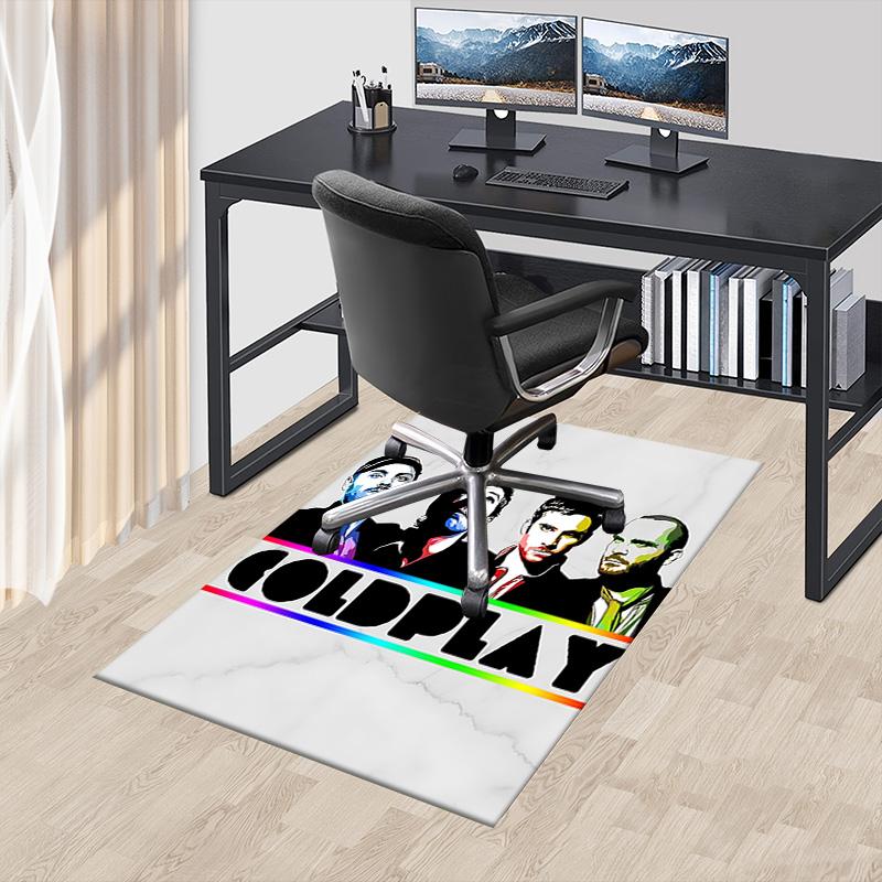 Colorful Coldplay Poster Carpet For Playroom Bedroom Living Room Sofa Home Decorkids Game Area Rug Nonslip Floor Mat