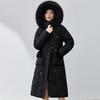 Sleeves Detachable Fashion Woman Parkas Winter Long Coats Hooded Faux Fur Collar Thick Warm Overcoat Women's Jackets