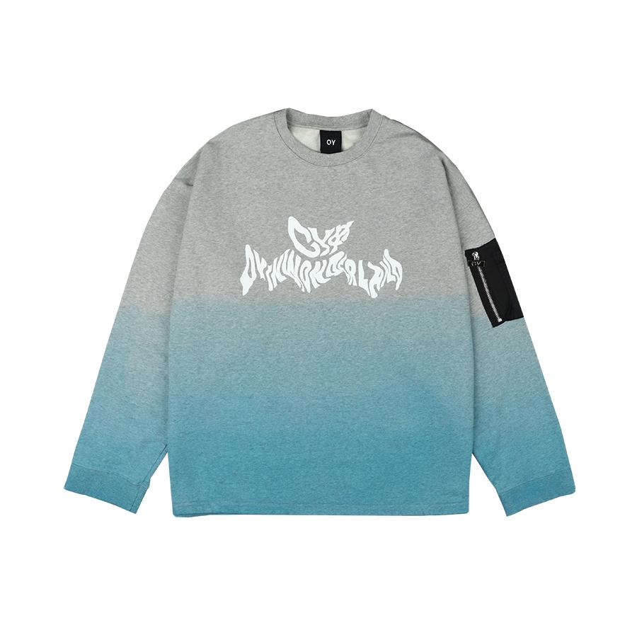 Oy Gradient Logo Pocket Long Sleeve - Grey Grey/Free