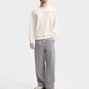 Fila Original Trendy Fashion Classic Retro Comfortable Casual Loose Pullover Crewneck Sweatshirt Men Sweatshirt Cloud-White F11M549212FIV