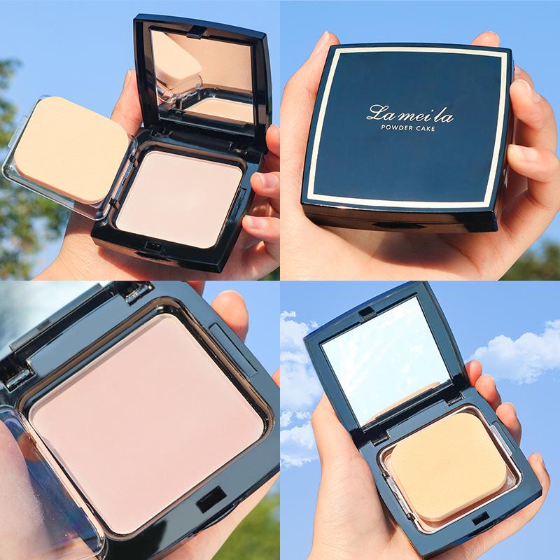 Clear Concealing Waterproof Matte Setting Powder: Oil-Control, Sweatproof, Long-lasting, Wet & Dry Use, Honey Shade.