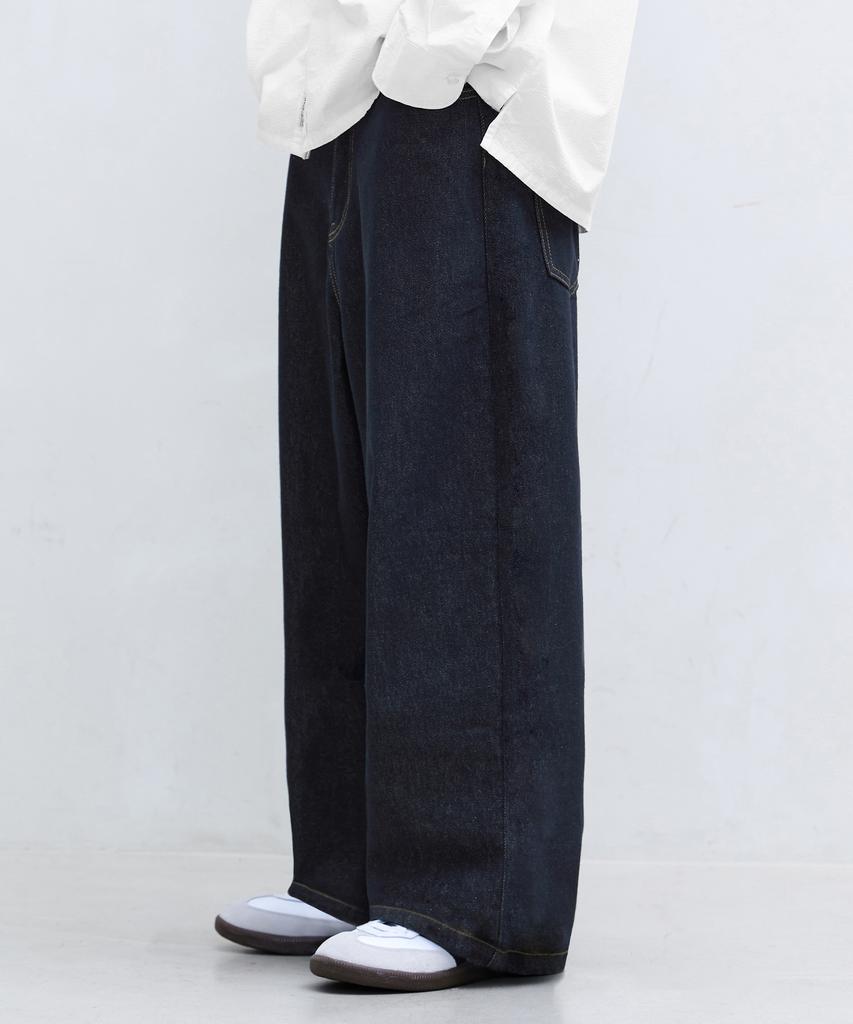 FILLUMINATE Stitch Point Denim Pants - Indigo