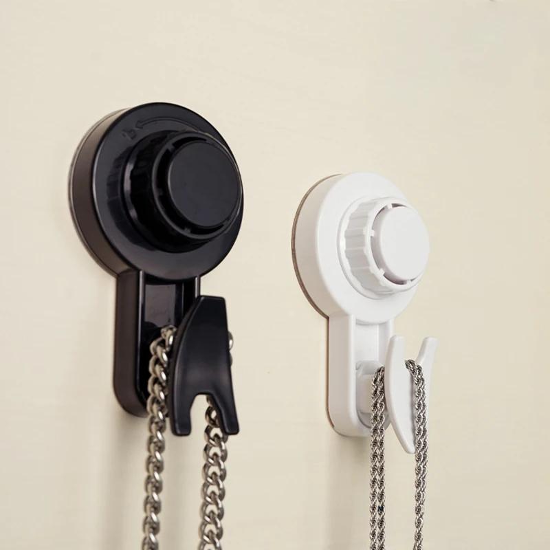 2025 New Strong Suction Cup Hook Free Punch Suction Cup Clothes Hook Bathroom Kitchen Vacuum Hook Multi-Purpose Hooks