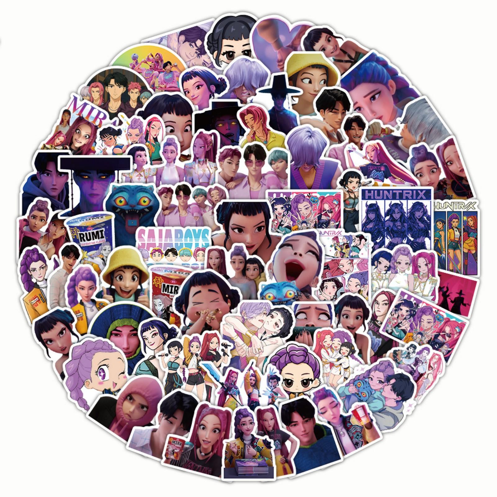 

100 шт. Наклейки на чемоданы, водонепроницаемые наклейки, скутер, компьютер, планшет, мультяшное украшение One Size