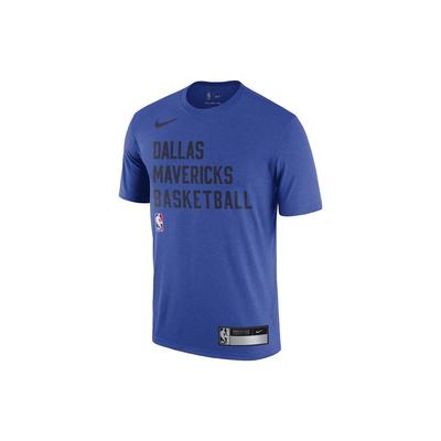 Lone Ranger NBA Sideline Legend Camiseta Casual Deportiva de Entrenamiento de Cuello Redondo y Manga Corta para Hombre Azul FJ0203-480