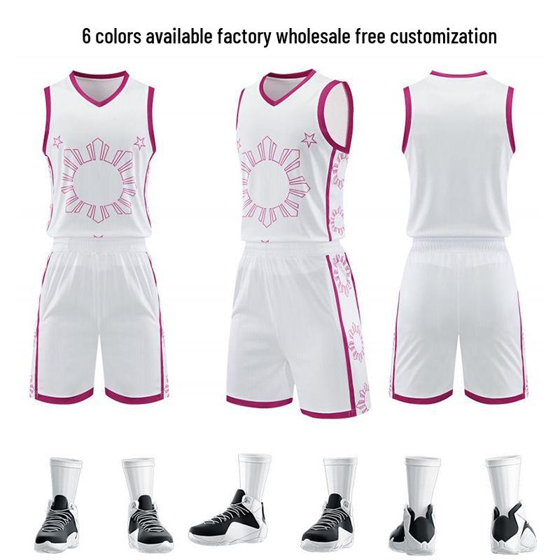 Women's Trendy Basketball Team Jersey Set - Customizable with Numbers and Letters