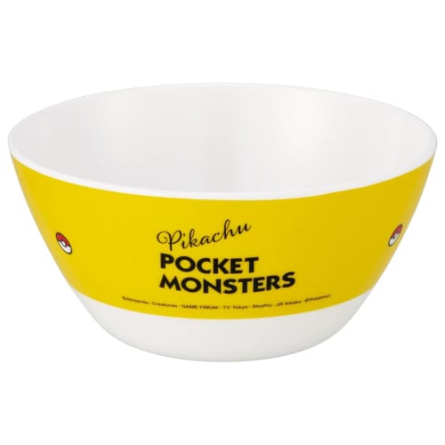 Skater Small Melamine Bowl, Pok?mon Pikachu Face, 500ml, MBL4P-A