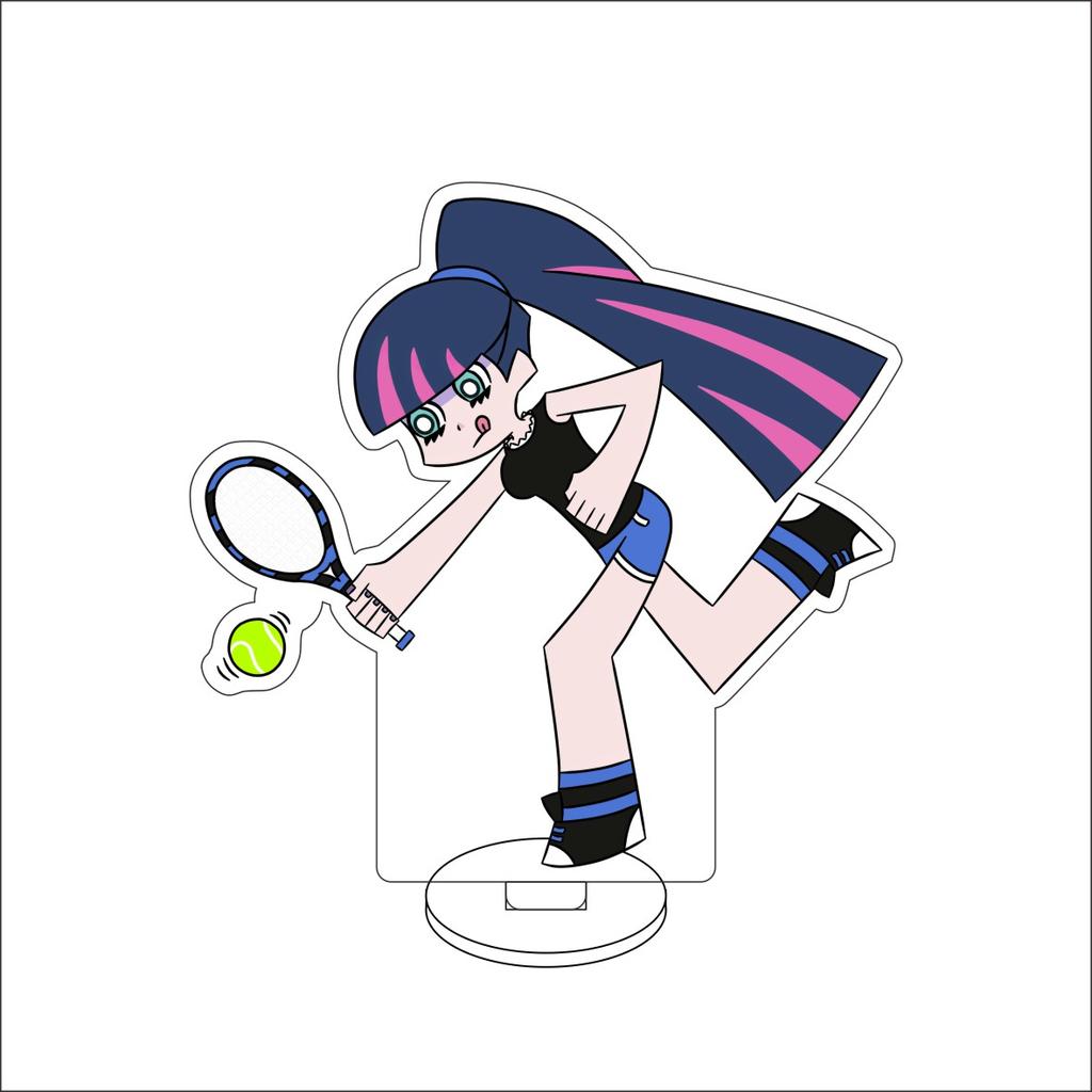 10CM Anime Panty  Stocking with Garterbelt Figure Stand Model Panty Anarchy/Stocking Anarchy Cute Desk Decor Standing Sign Gifts