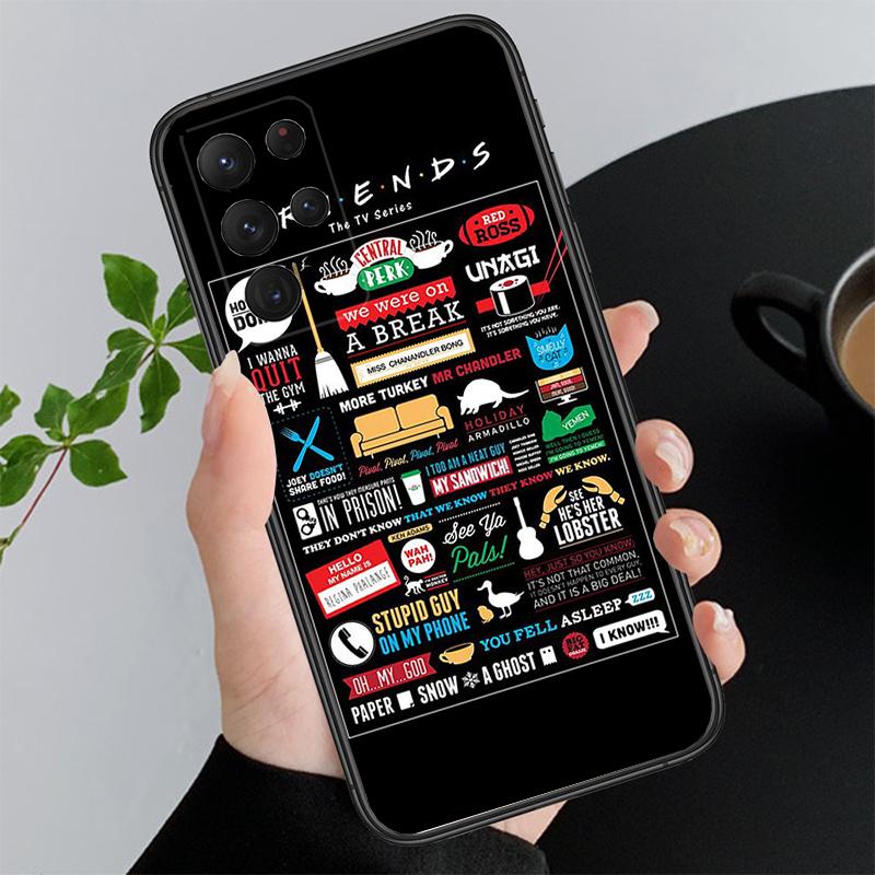 Phone Case for Samsung Galaxy A73 A13 A22 A32 A71 A33 A52 A53 A72 A73 A51 A31 A23 A34 A54 A52 A53S Friends TV Show Funda