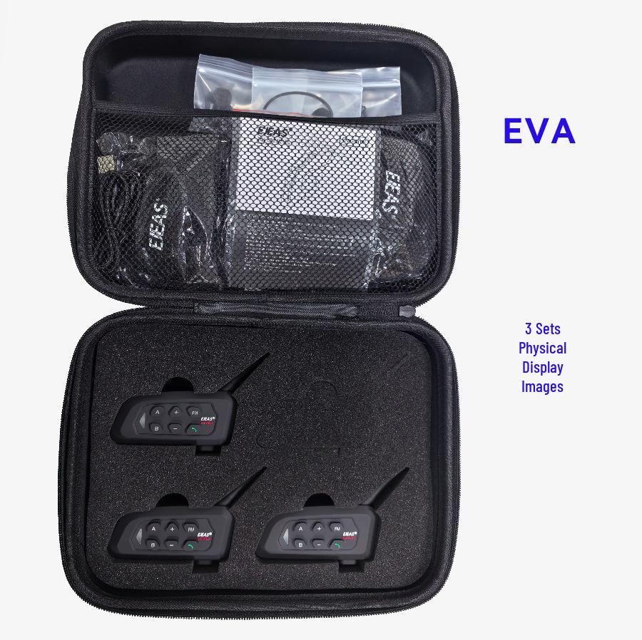 V4C Neutral Waterproof Football Referee Bluetooth Headset & Noise Reduction Walkie-Talkie with Sports Armband - 3-Piece Set