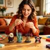 Beaded Embroidery Kits Handmade Desk Decor Bead Embroidery Kit For Beginners For Women Teens Beginners Handcraft Lovers Home