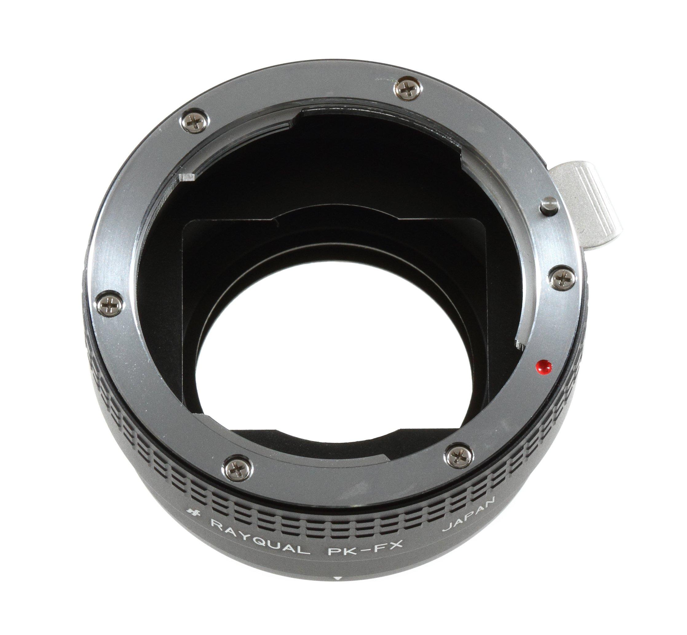 

Rayqual Japanese Lens Mount Adapter for Pentax Lenses to Fuji Cameras PK-FX K-Mount X-Mount