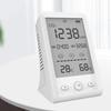 Easy Carry CO2 Temperature Moisture Monitor with LCD Display Small Air Quality Meter for Indoor Air Quality Measurement