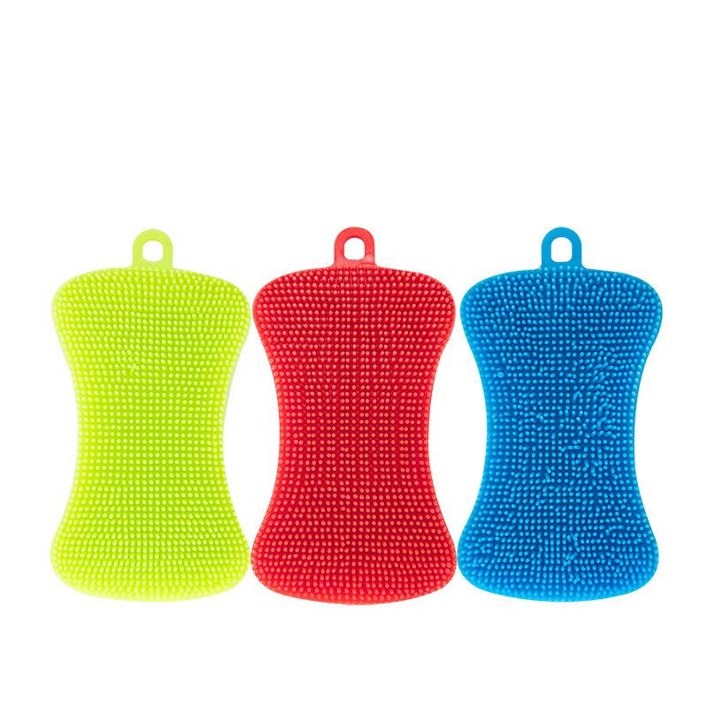 

Multi-Functional Kitchen Cleaning Set: Dishwashing Brush, Cloth, and Scouring Pad No Packaging