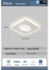 Minimalist Cloud-Shaped Ceiling Light with Mijia Smart Support for Living Room