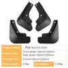 ABS Mudguard For Vehicles ABS Mudguard Front Wheel 160*230mm Mudguards Non-deformed Design Practical Use Reliable Performance