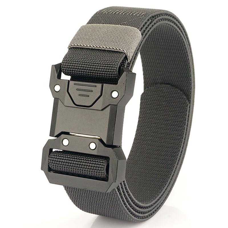 UOSU Men's Tactical Quick-Release Elastic Woven Belt