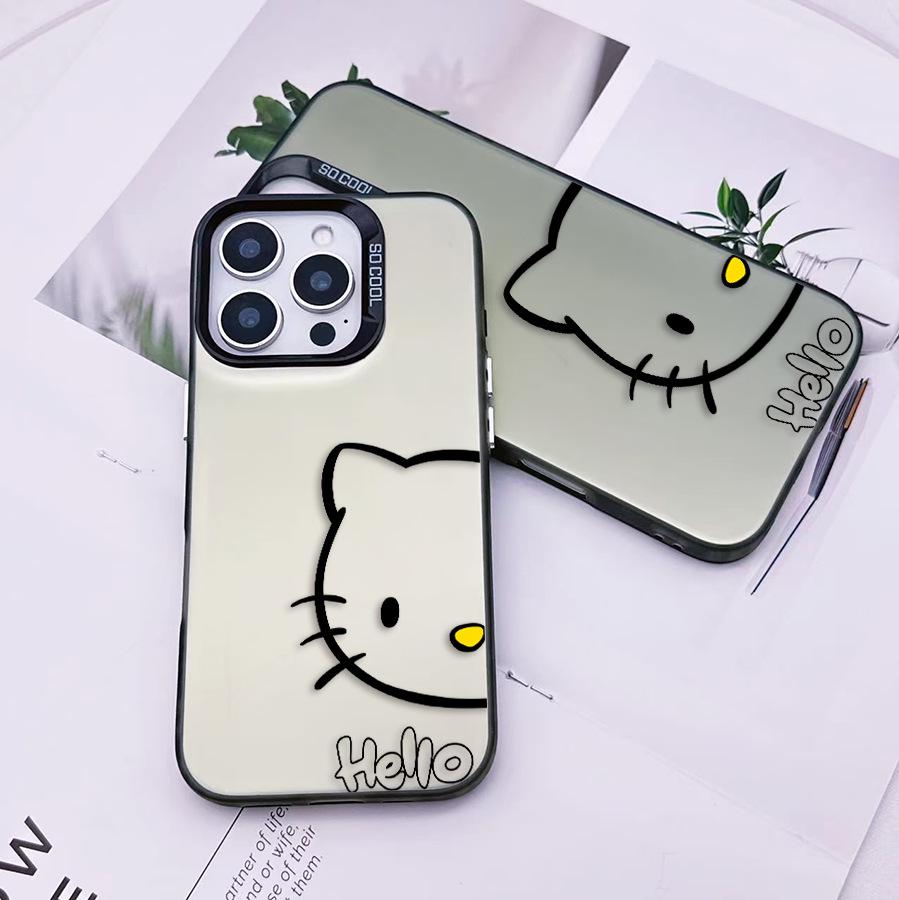 Sanrio Hello Kitty Cute Black Phone Case for Apple 11 iPhone 11