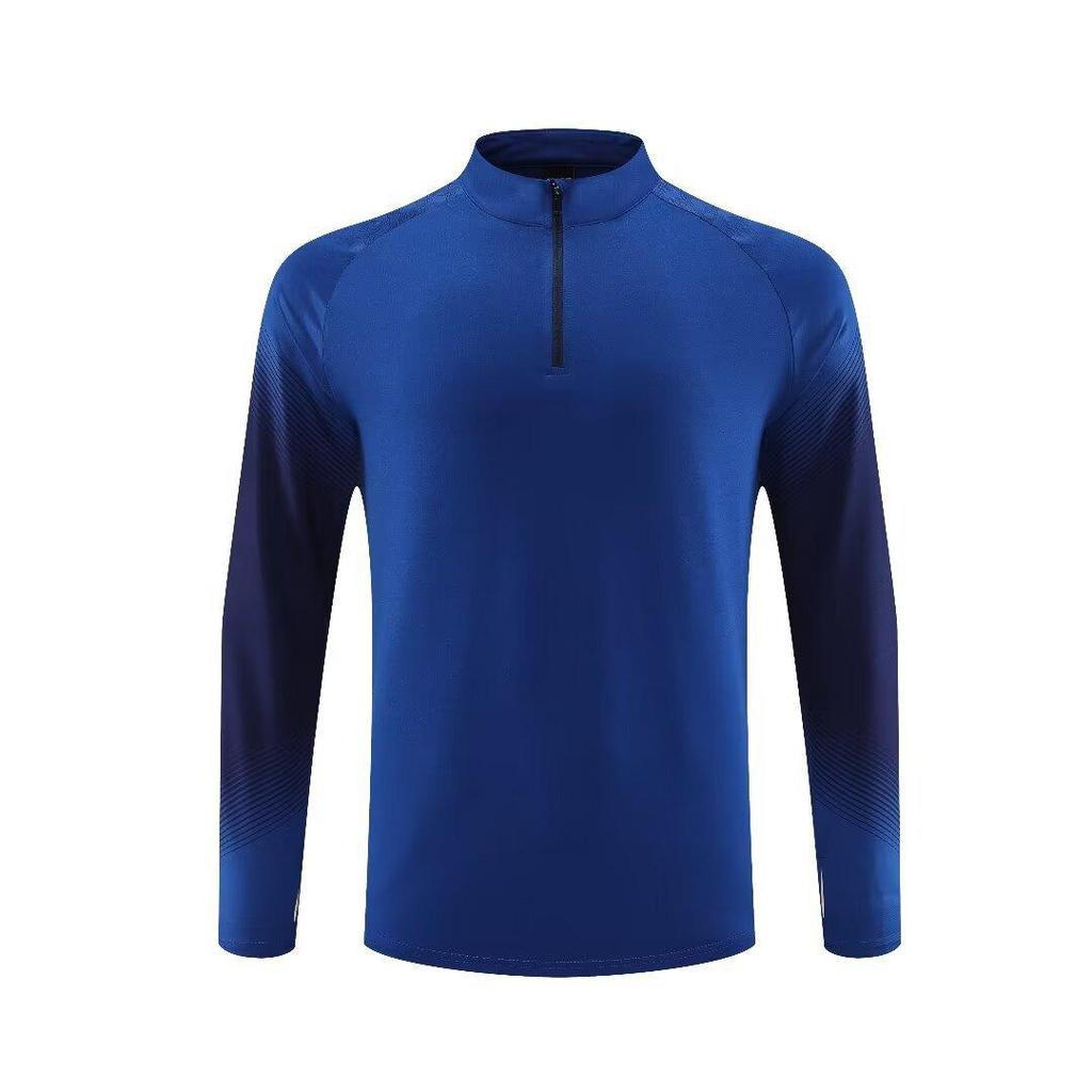 Unisex Autumn-Winter Football Training Half-Zip Jacket & Jersey Set