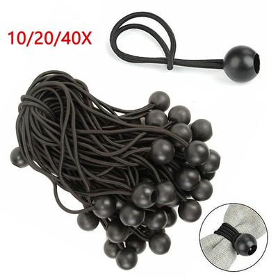 Pack Shock Elastic Ties Backpack Accessories Black Ball Bungee Bungee Cord Loop Cord Elastic Rope