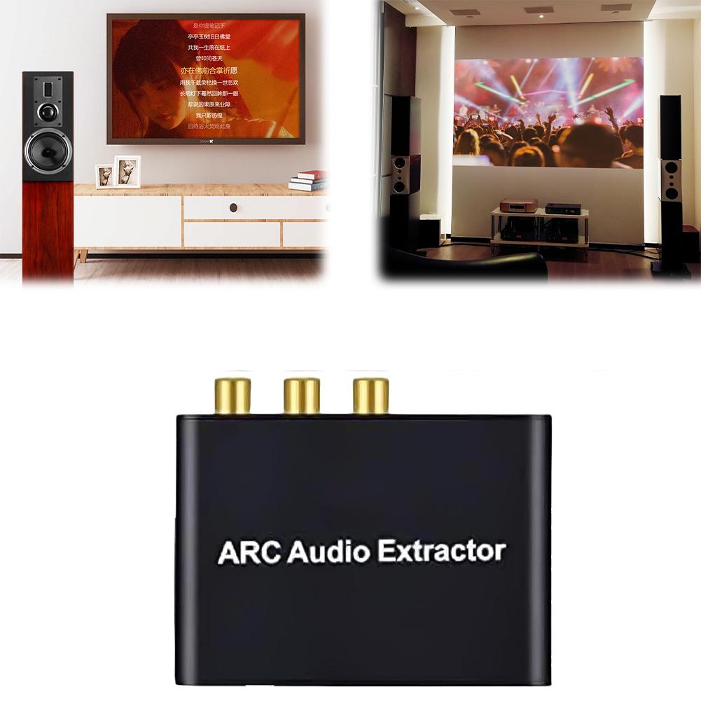 HDMI-Compatible ARC Audio Extractor ARC To SPDIF Coaxial L/R Stereo 3.5mm Jack HDMI-Compatible ARC Adapter Audio Adapter