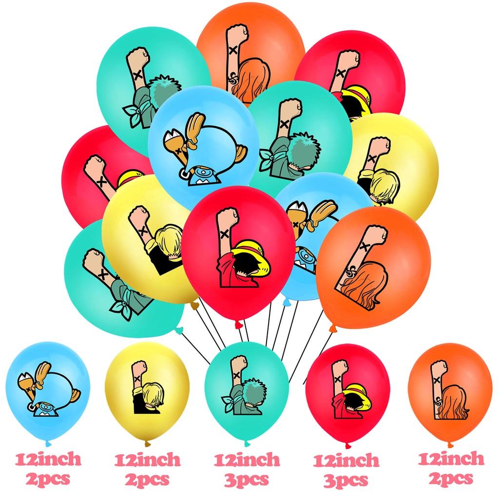 Piece One Theme Birthday Party Supplies Decoration Kids Banner Topper Balloons