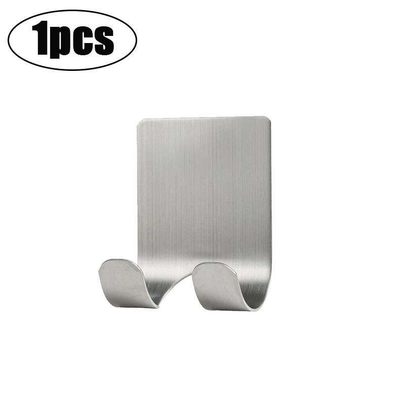 8/1pcs Stainless Steel Razor Holder Men Shaver Storage Rack Wall Hooks Shaver Shelf Razor Shaving Stand Rack Bathroom Organizer