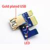 USB3.0 PCI-E Express Extension Power Cable Extender Riser Card Adapter 24pin ATX