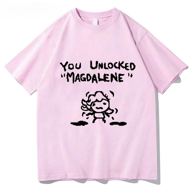 

Hip Hop Oversized Binding of Isaac Print Tshirt Unisex Women Casual Loose You Unlocked Magdalene TShirt Unisex s Black Tees Streetwear 4XL