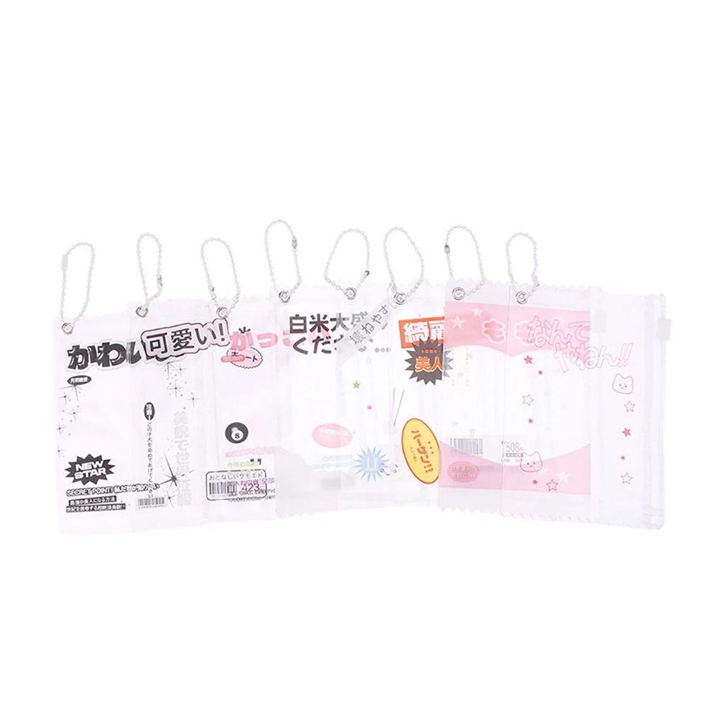 1Pcs Props Badge Storage Display Candy Bag Plastic Protective Shell Durable Card Sleeves