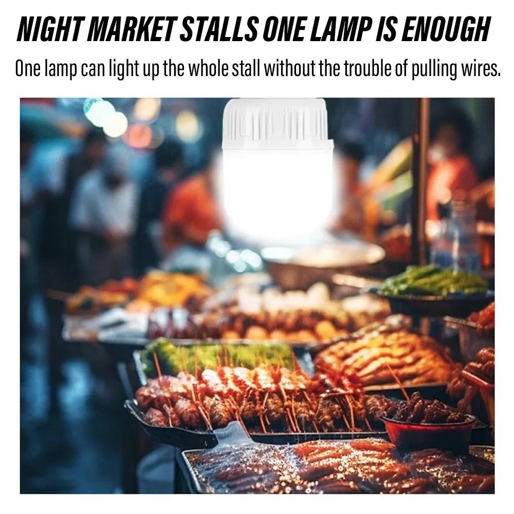 1-10pcs Super Bright Rechargeable LED Lantern Waterproof Portable Camping Light  Emergency Search Light for Outdoor Hiking BBQ