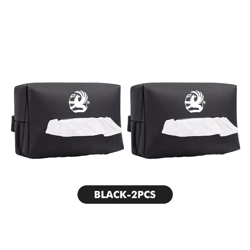 Auto Logo Taschentuch Organizer Tasche Leder Papiertuch Aufbewahrungsbox Zubehör Für Vauxhall Zafira Vectra Vivaro Corsa D Astra G J H